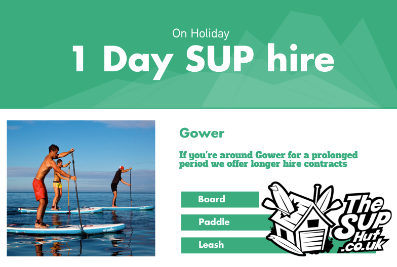 SUP Board hire - 1 Day