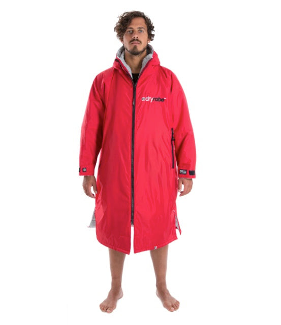 Dryrobe Advance Long Sleeve Red / Grey