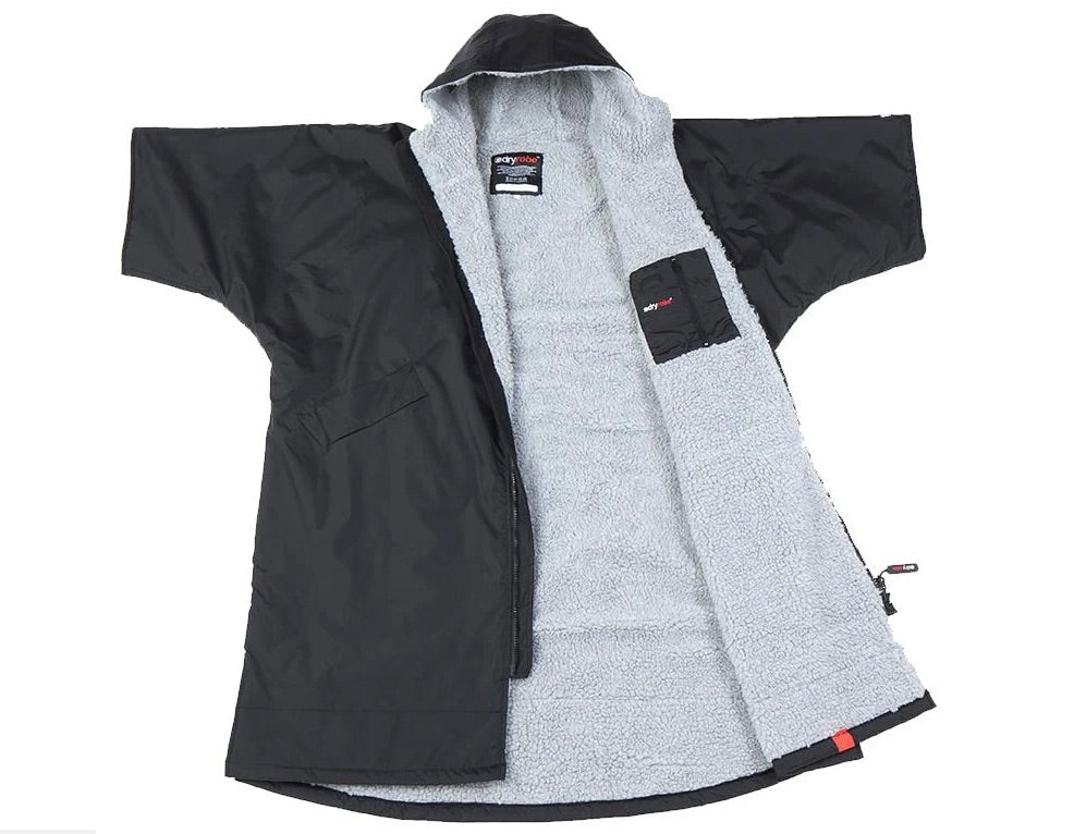 Dryrobe Advance Short Sleeve Black / Grey