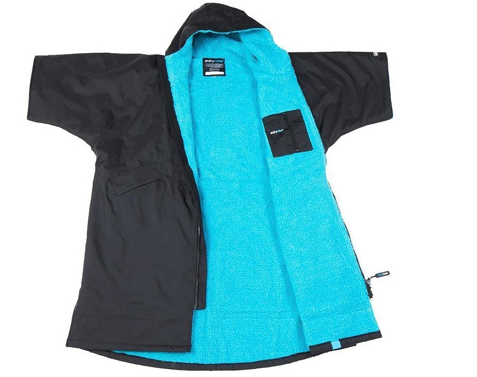 Dryrobe Advance Short Sleeve Black / Blue