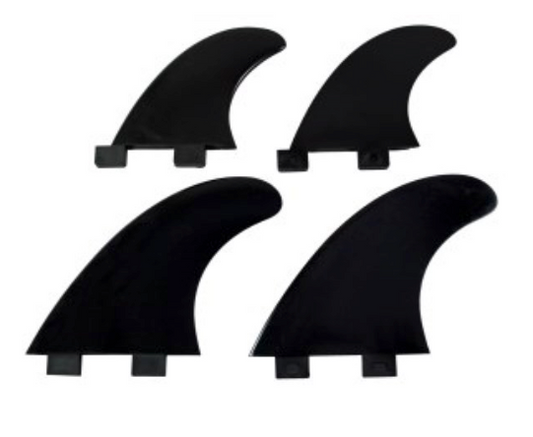 FCS Compatible Quad Fins Set