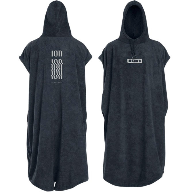ION Towel Poncho core steel Grey