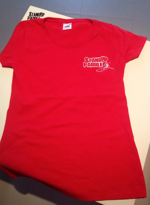 SUP T shirt - Ladies Red
