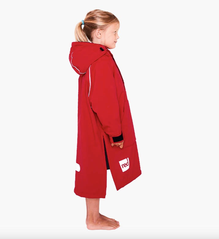 Red Paddle Co Kid's Dry Poncho - Red 4-9 years