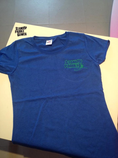 SUP T shirt - Ladies Blue