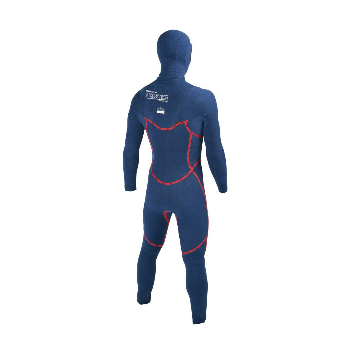 Sooruz FIGHTER Hooded 5/4/3 Fullsuit Chest Zip - Black (H23)