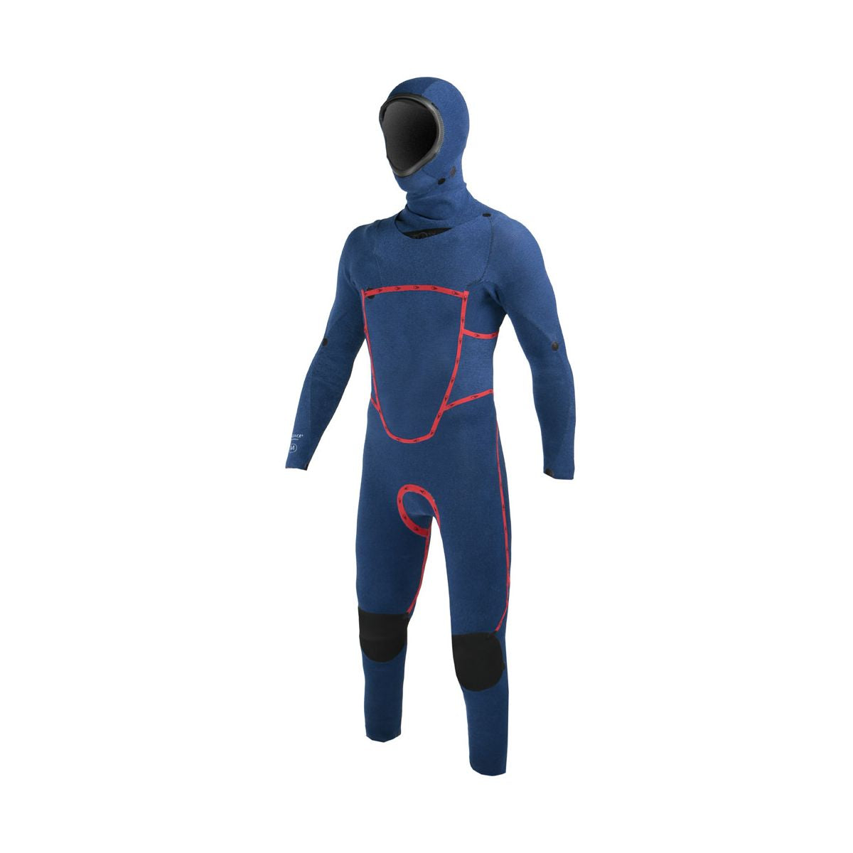 Sooruz FIGHTER Hooded 5/4/3 Fullsuit Chest Zip - Black (H23)