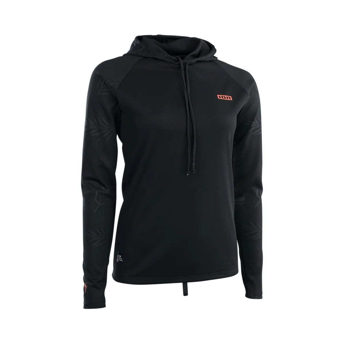 ION Wetshirt Black Ladies LS Hooded