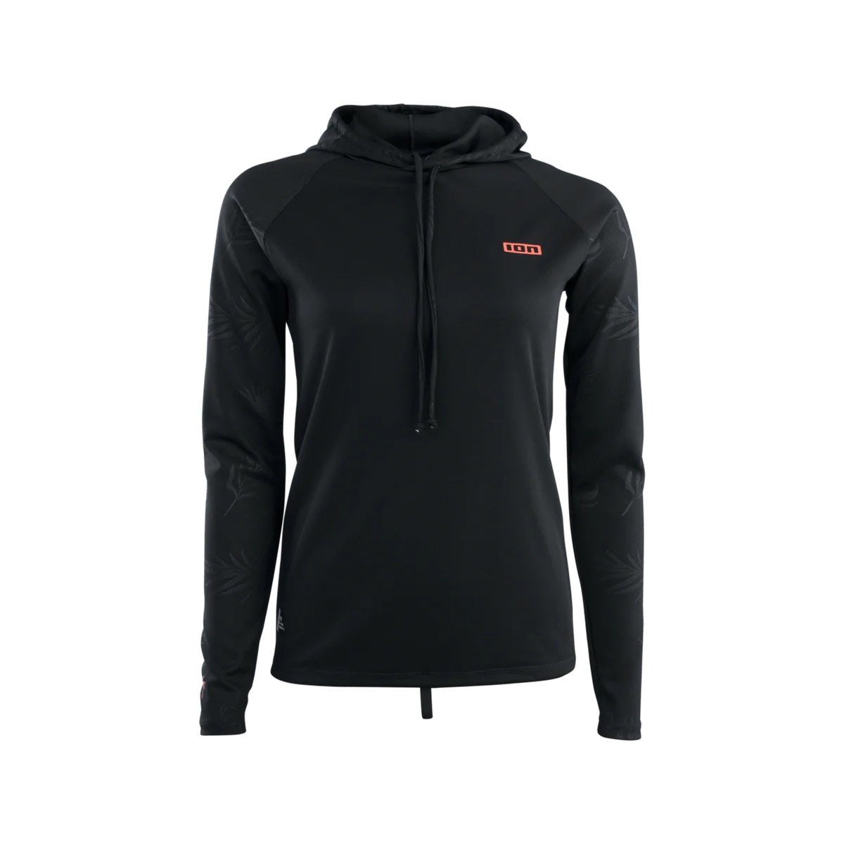 ION Wetshirt Black Ladies LS Hooded