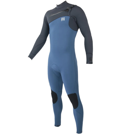 Sooruz GURU PRO 3/2mm Men's Fullsuit Chest Zip - Blue — E25Mw Combinaison Surf