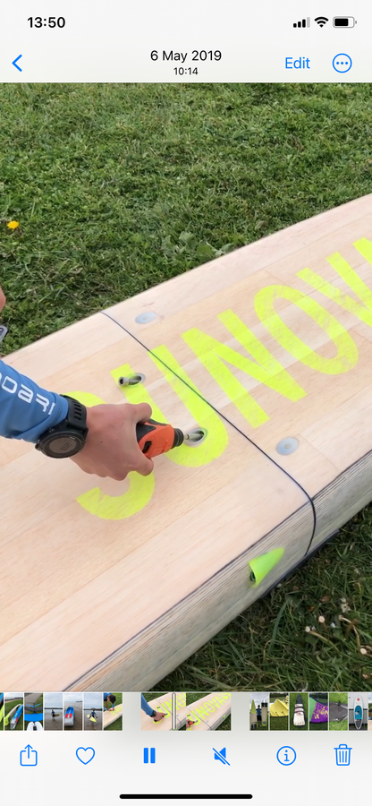 Sunova 2 piece 14ft Fast raceboard