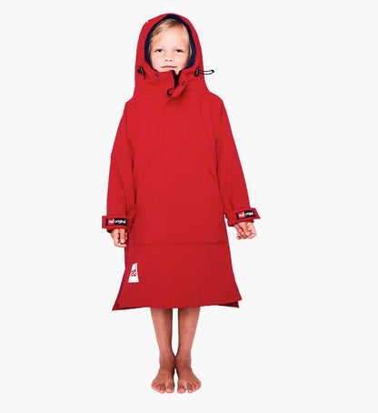 Red Paddle Co Kid's Dry Poncho - Red 4-9 years