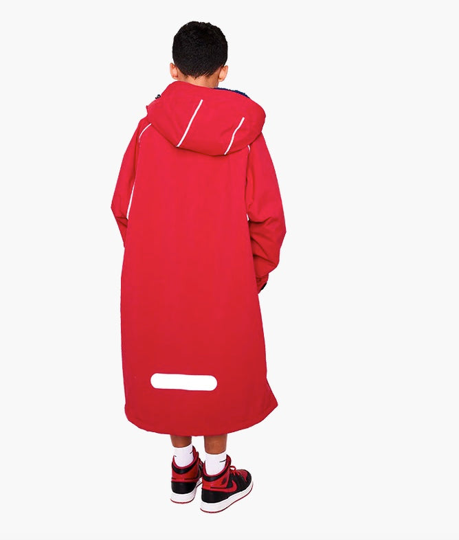 Red Paddle Co Kid's Dry Pro Robe Red 8-13