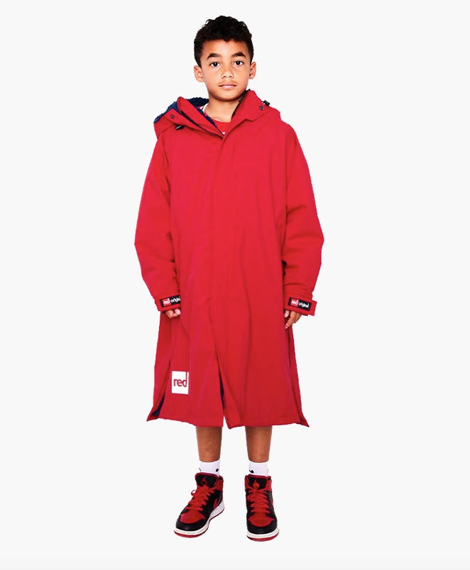 Red Paddle Co Kid's Dry Pro Robe Red 8-13
