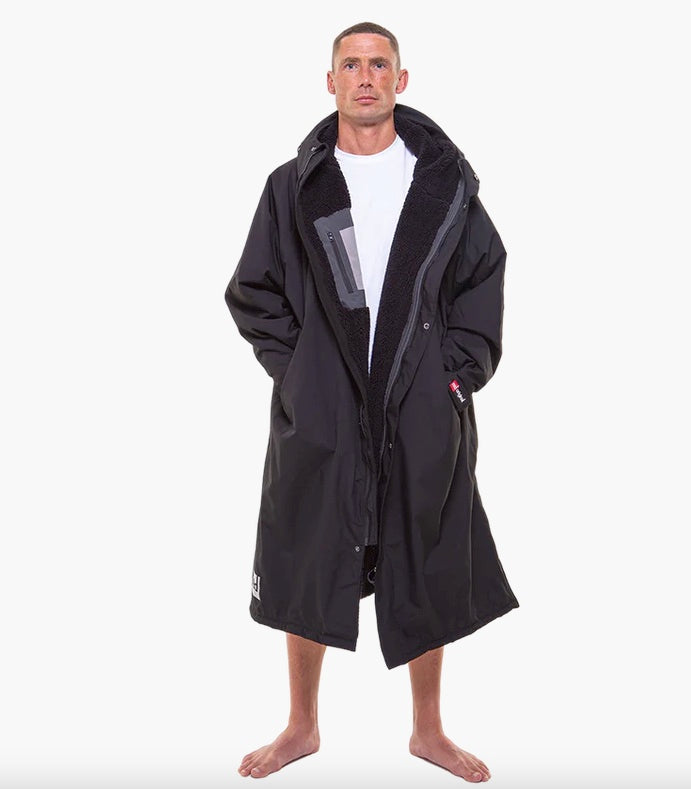 Red Paddle Medium Long Sleeve Pro Change Robe EVO - Stealth Black