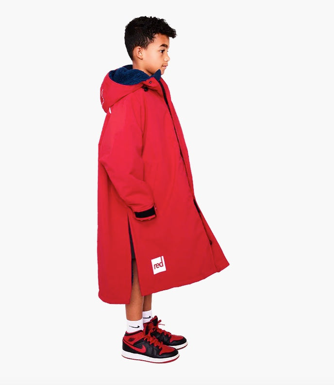 Red Paddle Co Kid's Dry Pro Robe Red 8-13