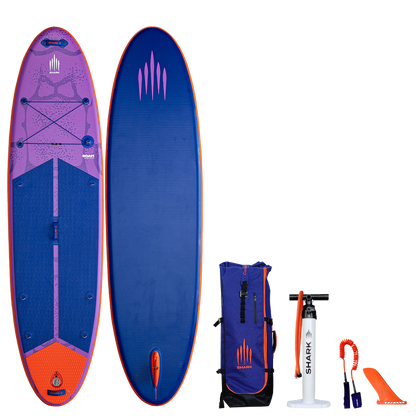 Shark SUPs Roam Paddleboard - Purple - 10’6 x 32"