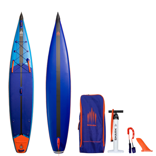 Shark SUPs Speed Plus Paddleboard - 12'6 x 28"