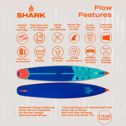 Shark SUPs Speed Plus Paddleboard - 14' x 28"