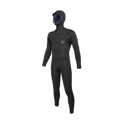 Sooruz FIGHTER Hooded 5/4/3 Fullsuit Chest Zip - Black (H23)