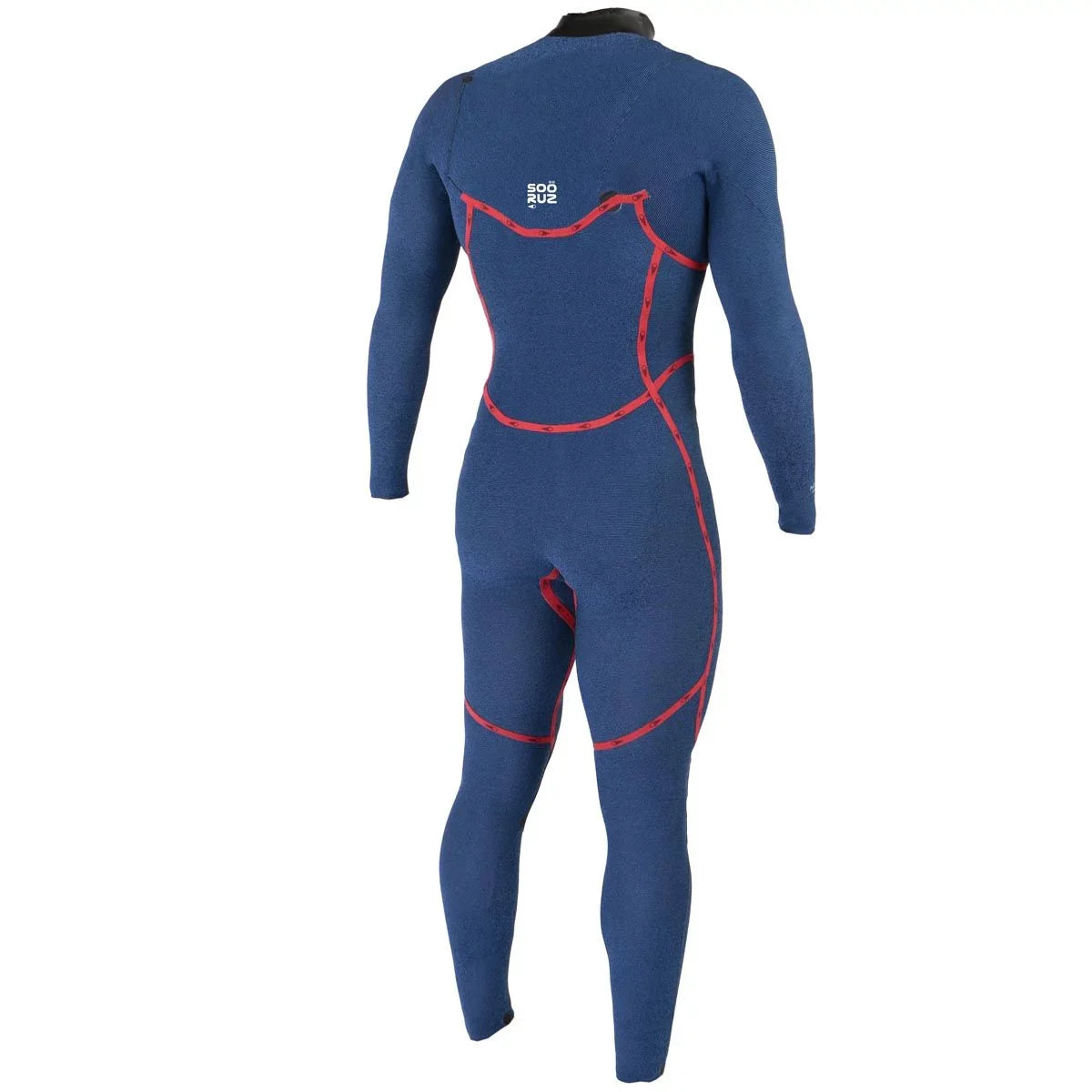 Sooruz FIGHTER 4/3mm Men's Fullsuit Chest Zip - Black