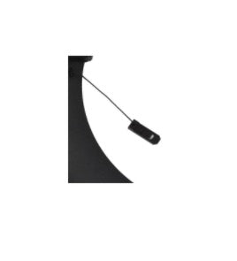 Black Plastic slide Fin clip